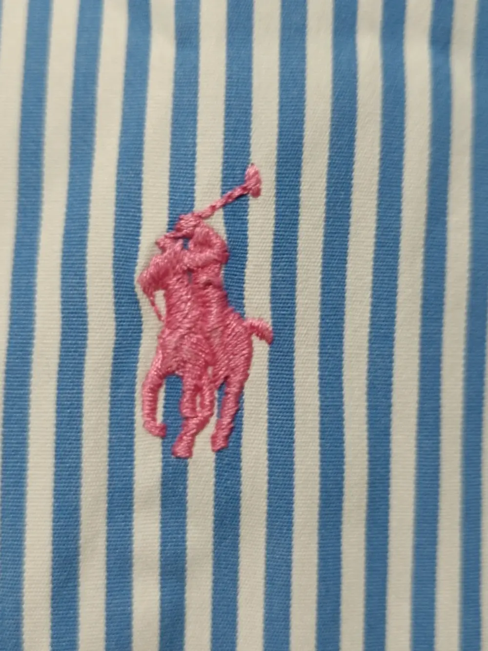 Camisa a rayas manga corta Ralph Lauren talla XL ver medidas, foto 4