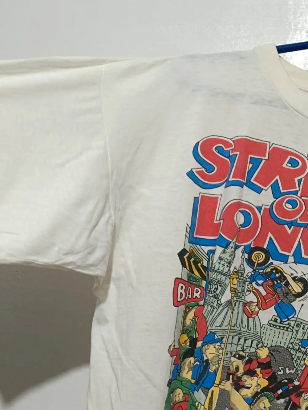 Camiseta vintage años 80 Streets of London talla M ver medidas, foto 4