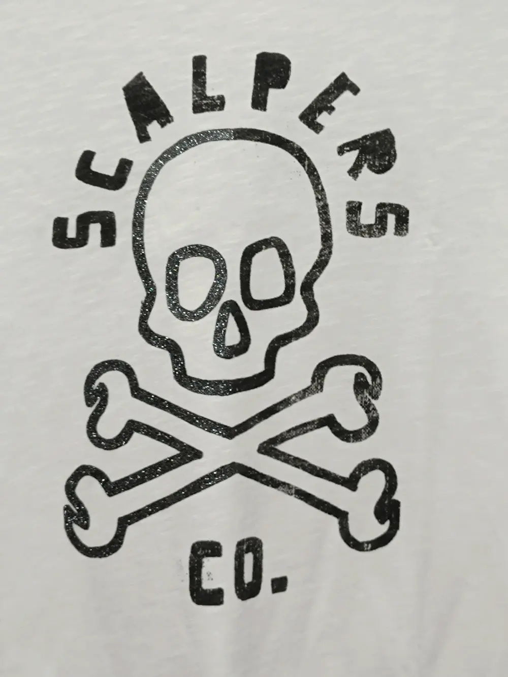 Camiseta manga corta Calavera Scalpers talla L ver medidas, foto 2