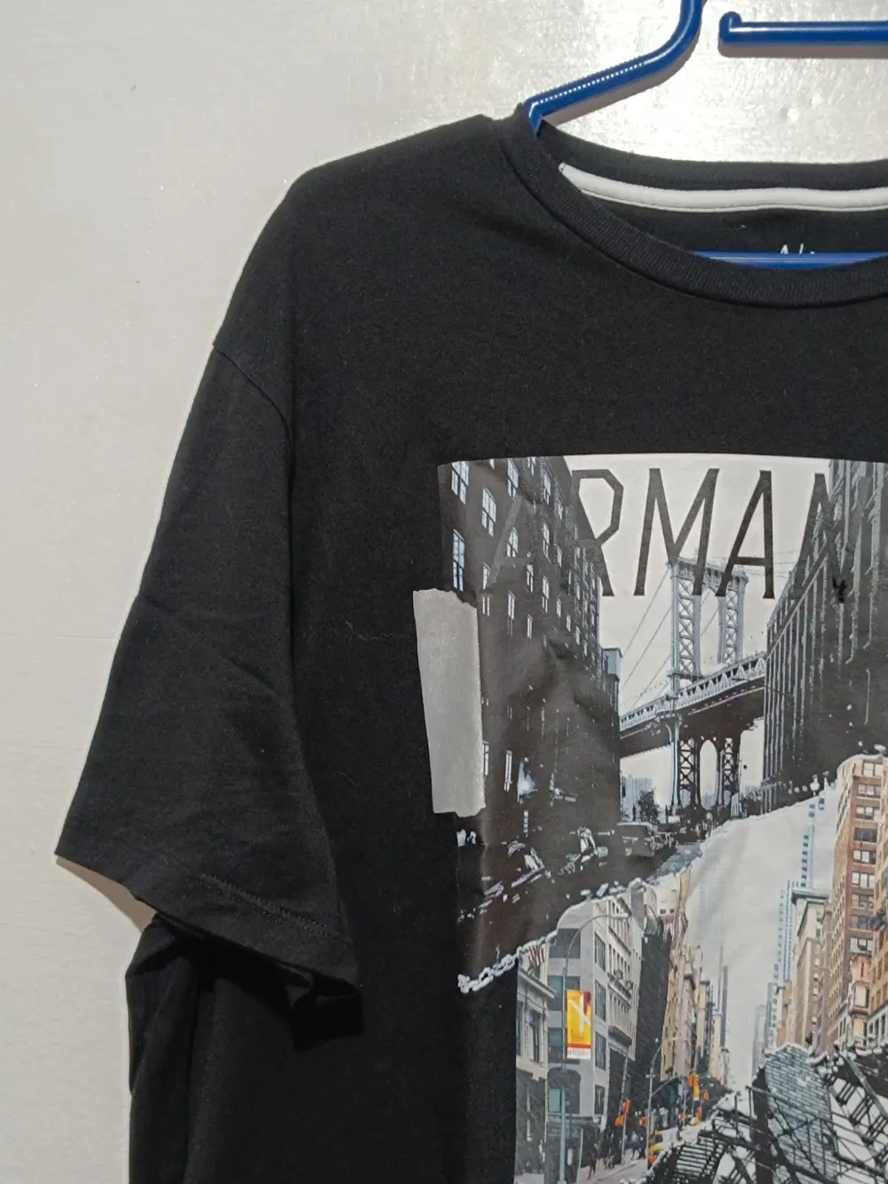 Camiseta vintage Armani Exchange estampado gráfico talla XXL sirve para XL ver medidas, foto 3