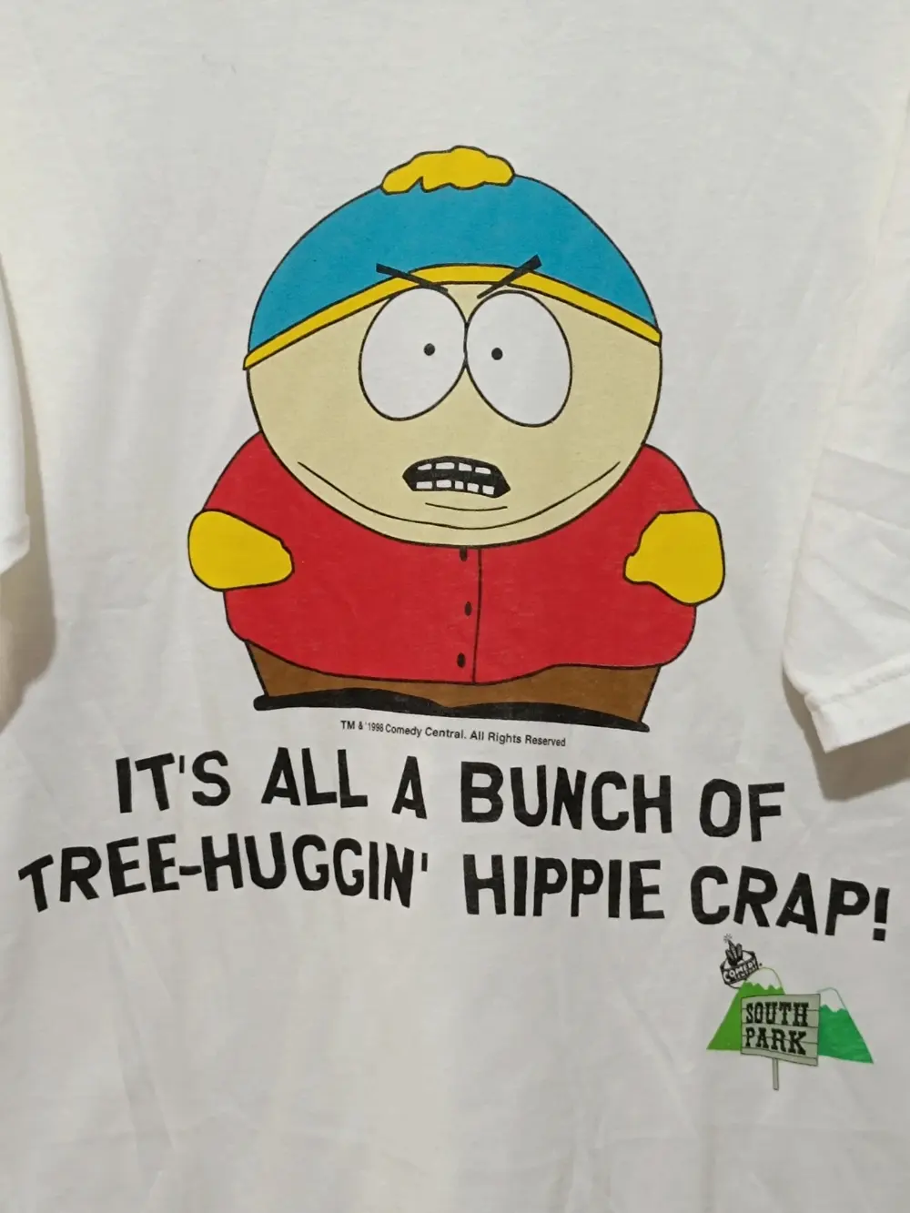 Camiseta vintage South Park Eric Cartman año 1998 talla M Screen Stars, foto 2