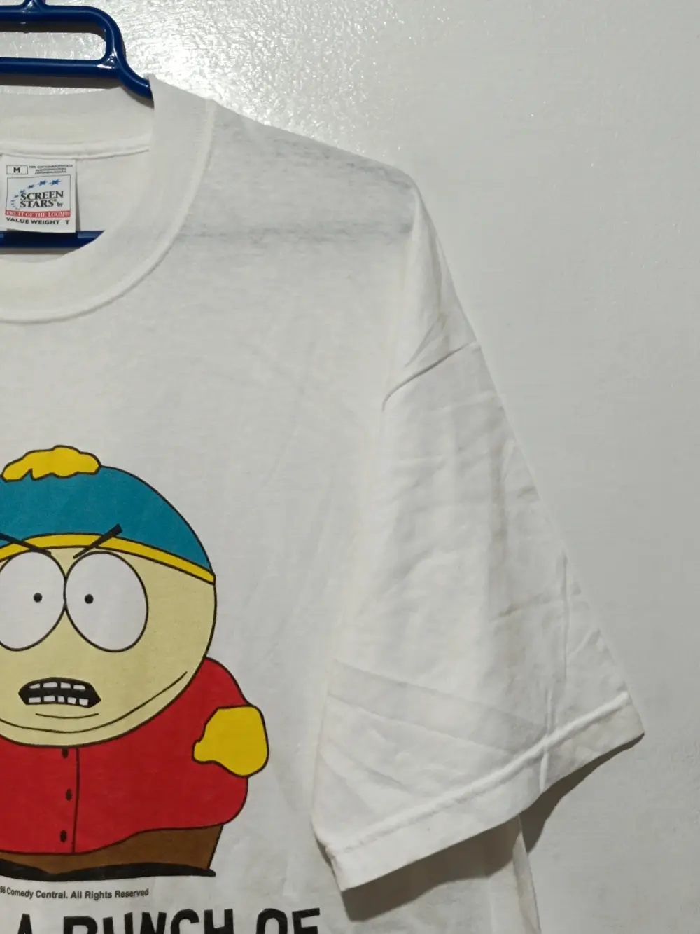 Camiseta vintage South Park Eric Cartman año 1998 talla M Screen Stars, foto 3