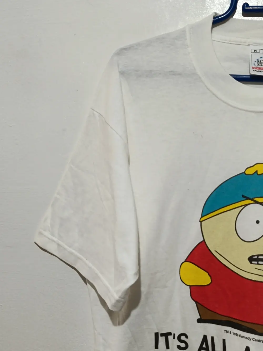 Camiseta vintage South Park Eric Cartman año 1998 talla M Screen Stars, foto 4