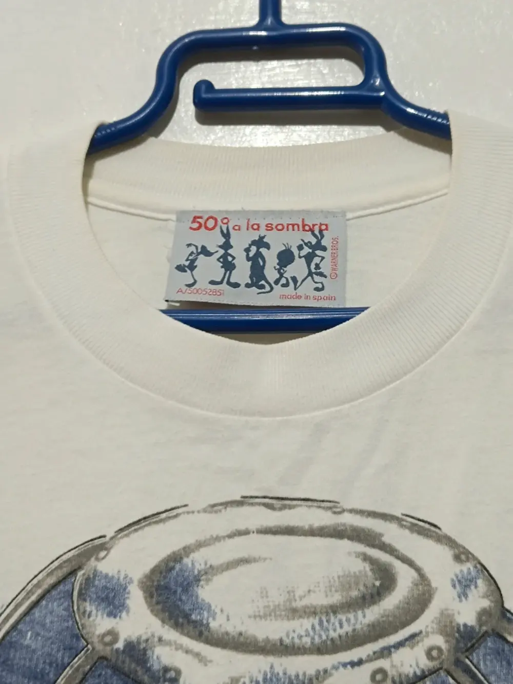 Camiseta vintage años 90 Looney Tunes Piolín "tweety bird"Silvestre 50° a la Sombra talla L, foto 3