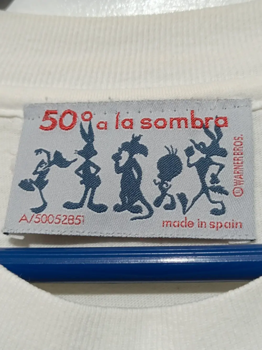 Camiseta vintage años 90 Looney Tunes Piolín "tweety bird"Silvestre 50° a la Sombra talla L, foto 4