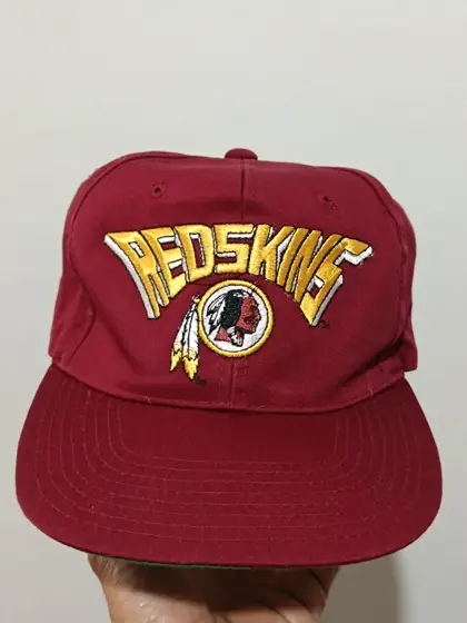 Gorra vintage años 80/90 Washington Redskins NFL oficial talla única ajustable adulto unisex