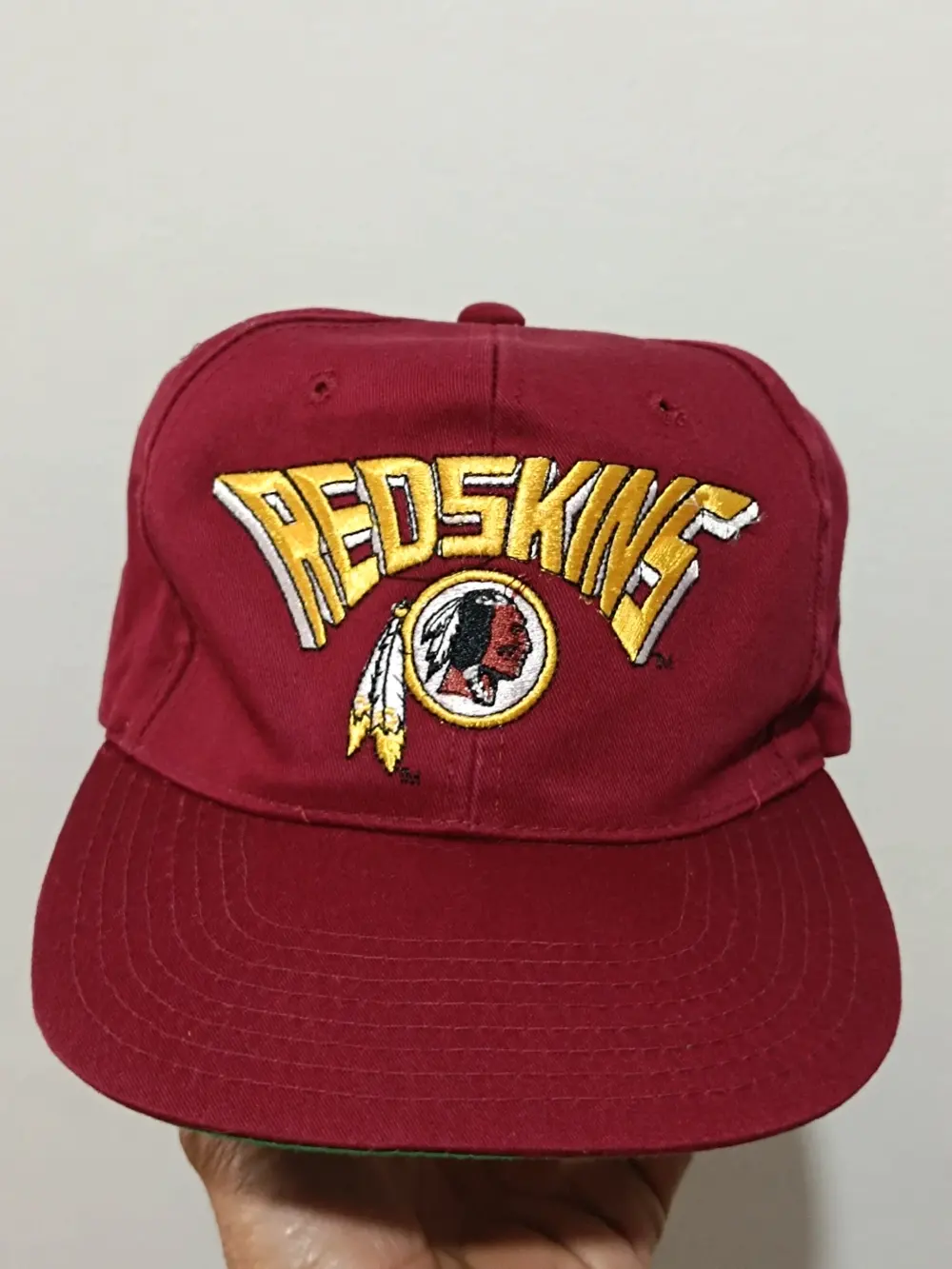 Gorra vintage años 80/90 Washington Redskins NFL oficial talla única ajustable adulto unisex
