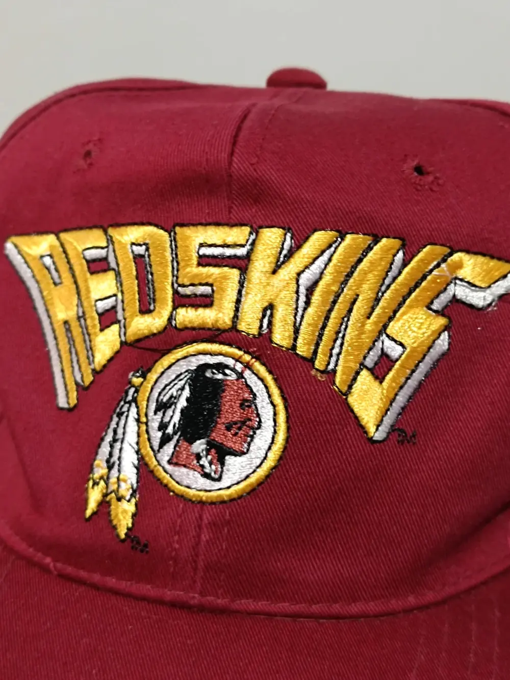 Gorra vintage años 80/90 Washington Redskins NFL oficial talla única ajustable adulto unisex, foto 2