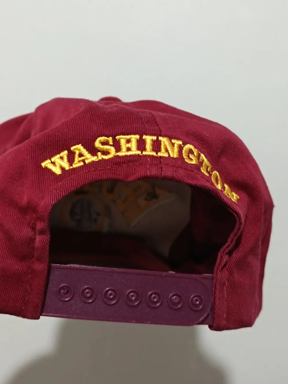 Gorra vintage años 80/90 Washington Redskins NFL oficial talla única ajustable adulto unisex, foto 4
