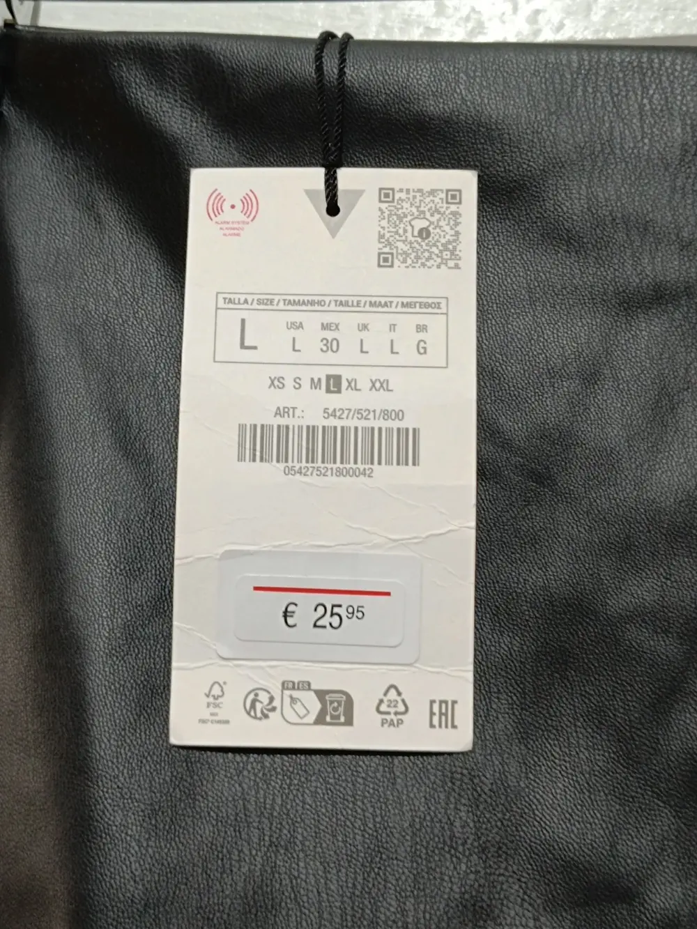 Mini falda cruzada Zara talla L, foto 5