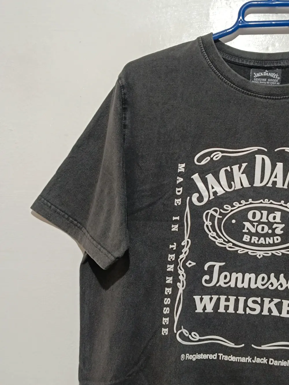 Camiseta vintage Jack Daniel's año 1996 Pre-Shrunk talla L sirve para M ver medidas, foto 3
