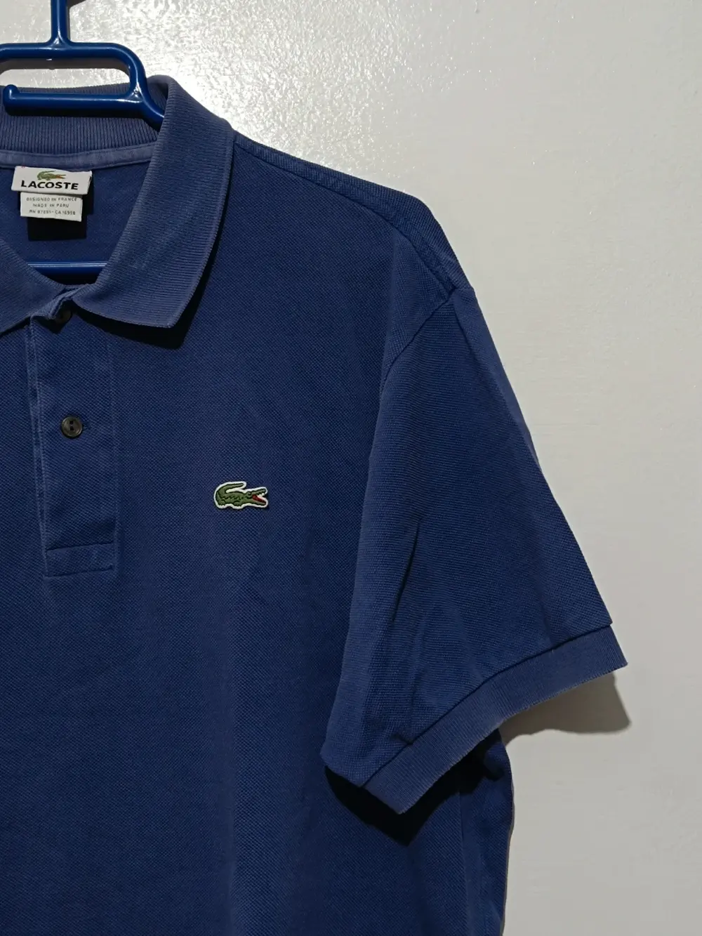 Polo vintage Lacoste talla 6 equivale a una XL ver medidas, foto 2