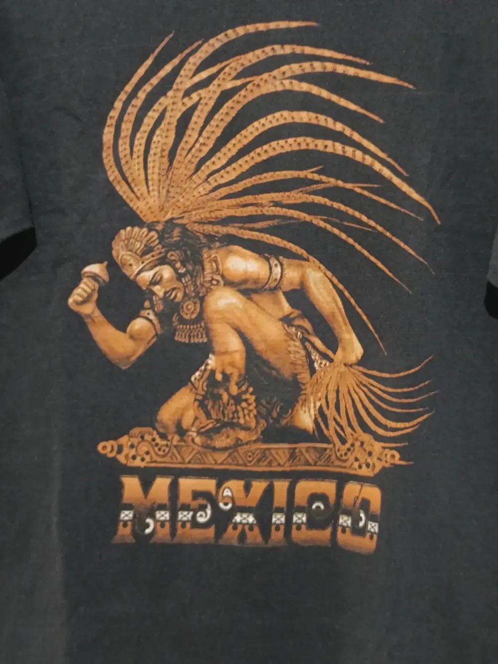 Camiseta vintage Mexico Guerrero Azteca talla M King, foto 2