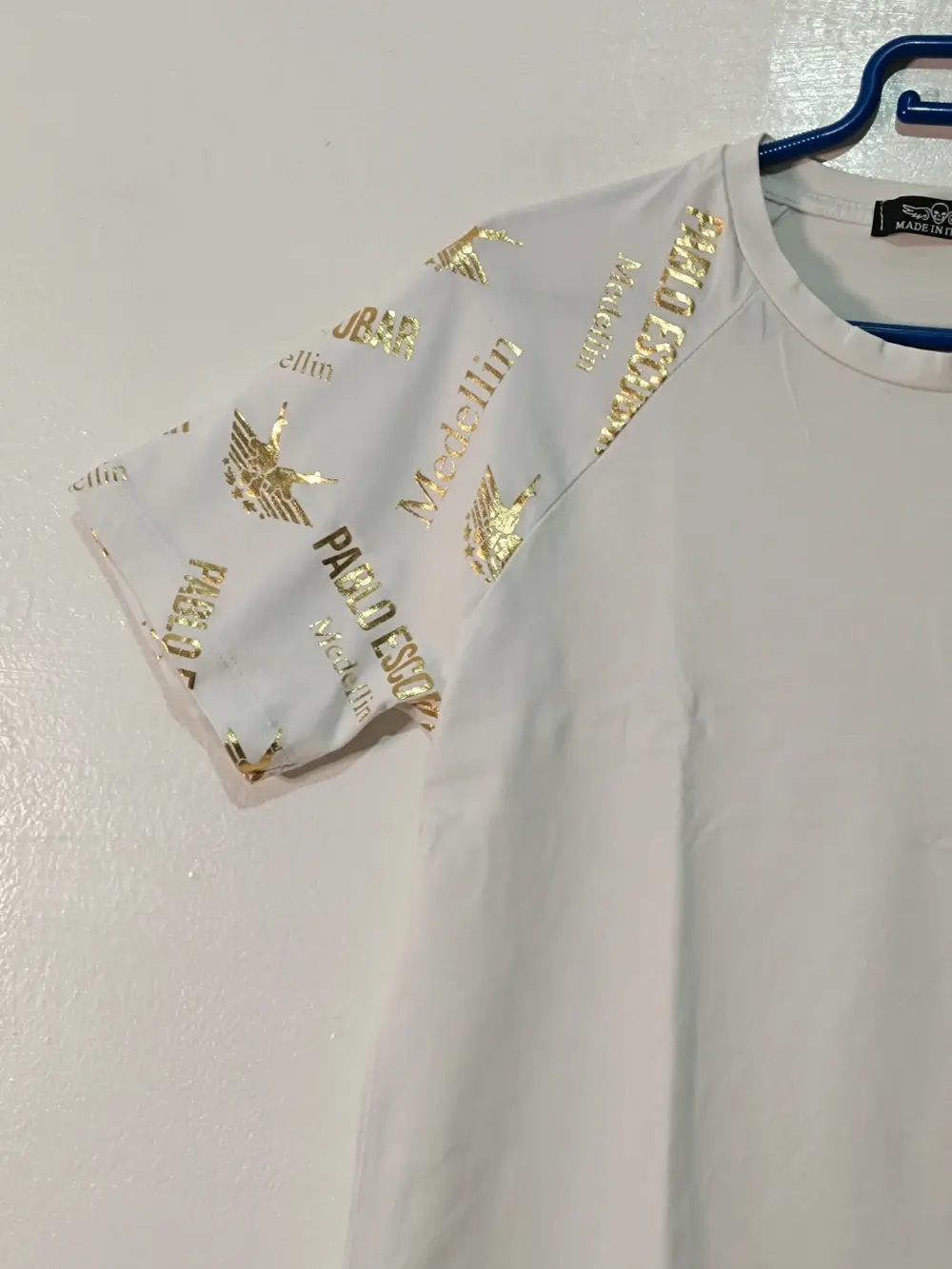 Camiseta manga corta Pablo Escobar Medellín Made in Italy talla S, foto 3
