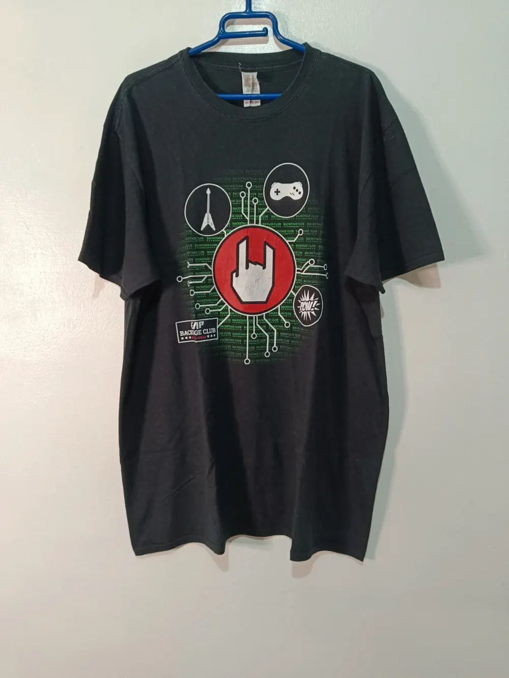 Camiseta vintage Y2K EMP Backstage Club oficial talla XXL ver medidas
