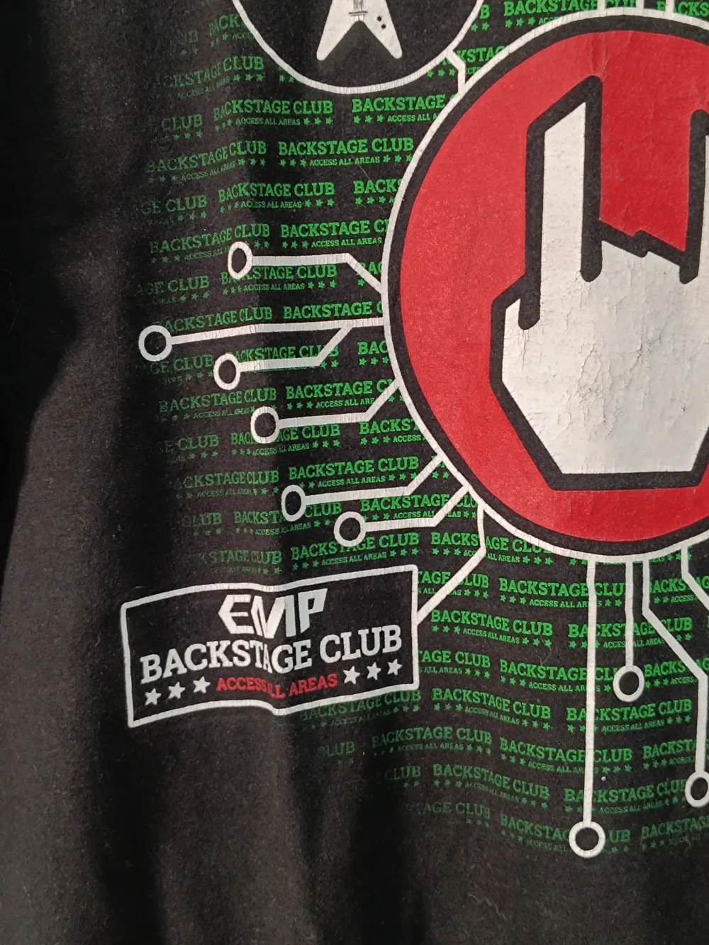 Camiseta vintage Y2K EMP Backstage Club oficial talla XXL ver medidas, foto 4
