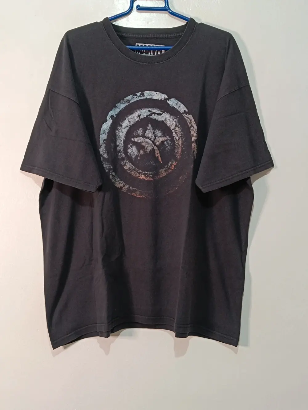 Camiseta manga corta Capitan America Marvel oficial talla XXL ver medidas