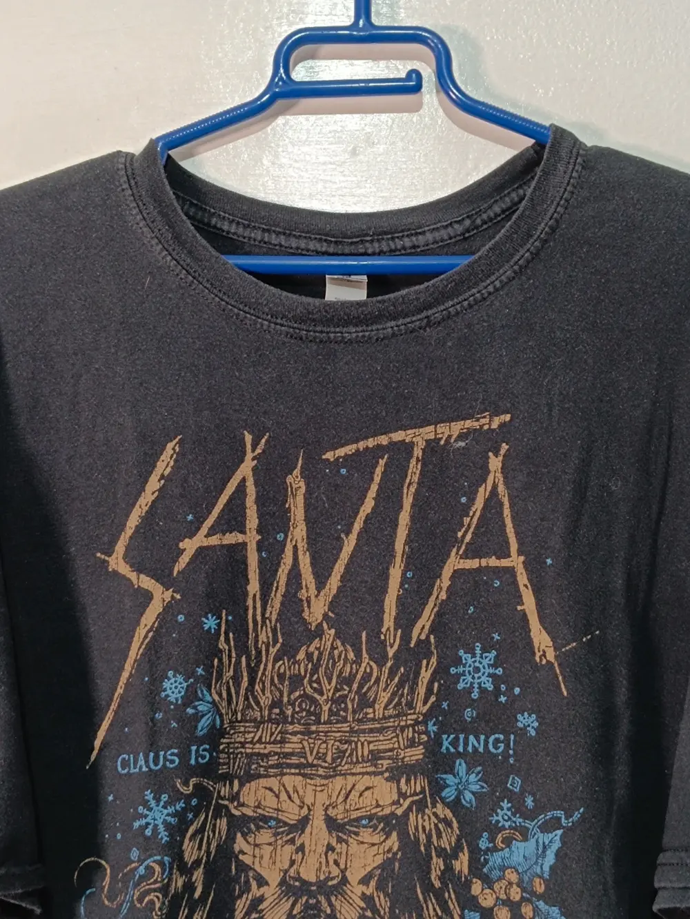 Camiseta vintage Santa Claus is King Backstage Club EMP talla XL EMp, foto 3