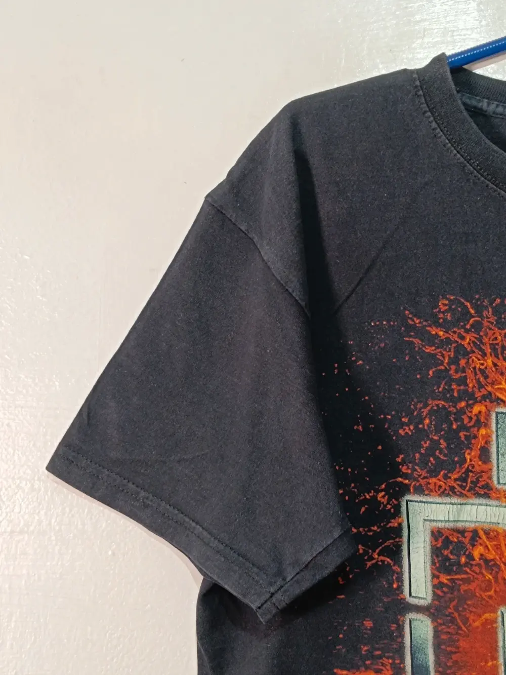 Camiseta vintage Y2K Rammstein Die Sonne Burn Over", talla M, foto 3