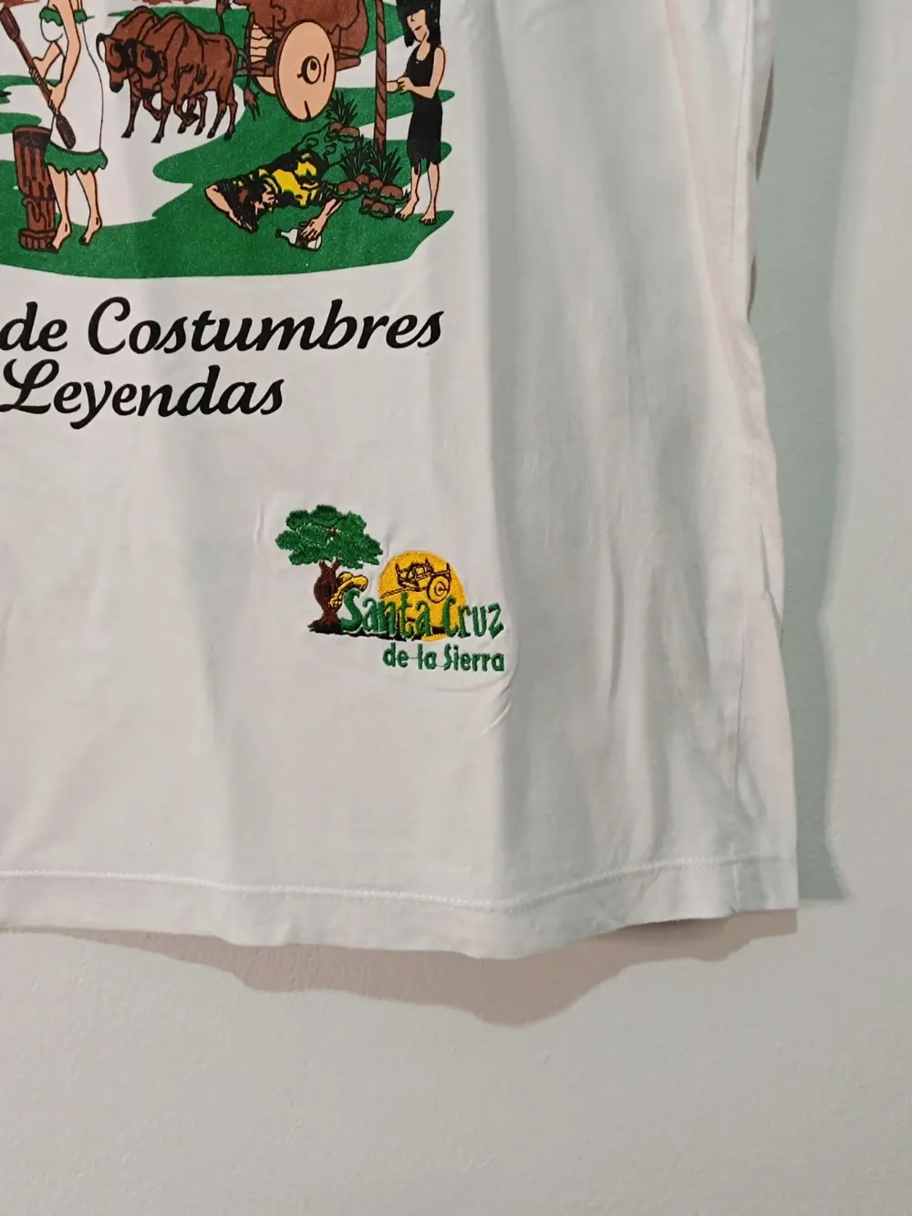 Camiseta manga corta Santa Cruz de la Sierra Bolivia talla XL ver medidas, foto 2