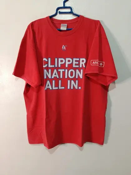 Camiseta oficial Los Angeles Clippers playoffs 2012 talla XL ver medidas