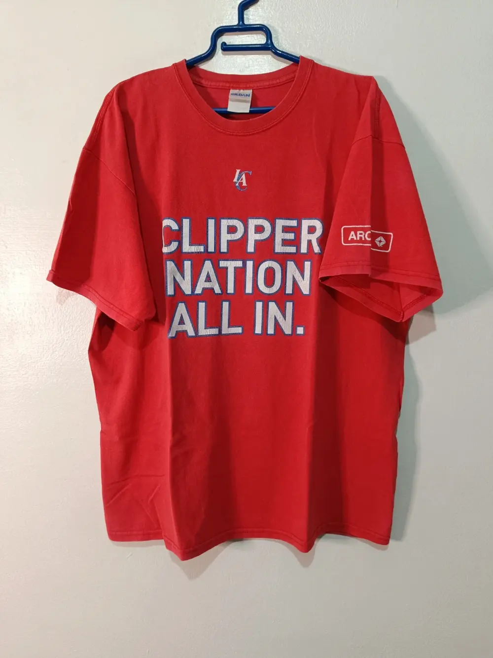 Camiseta oficial Los Angeles Clippers playoffs 2012 talla XL ver medidas