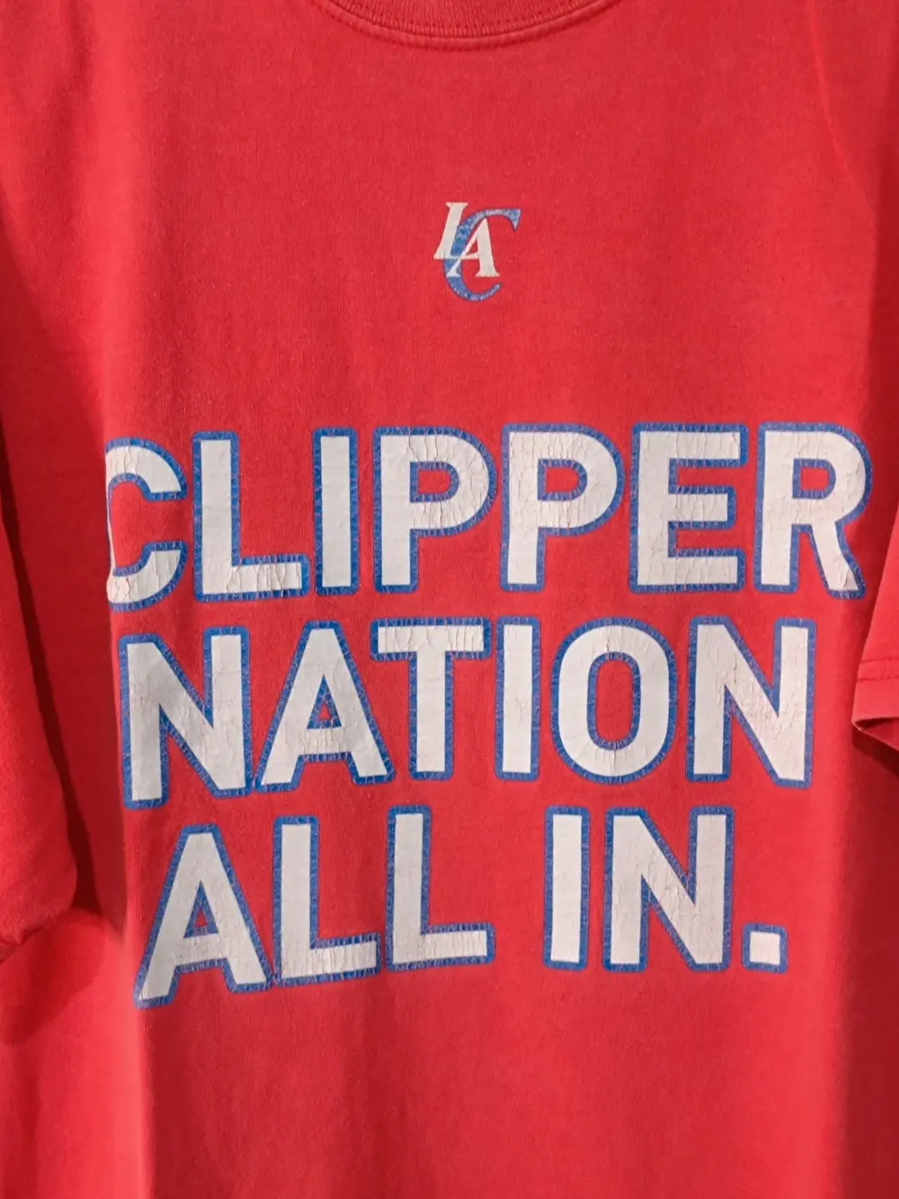Camiseta oficial Los Angeles Clippers playoffs 2012 talla XL ver medidas, foto 2