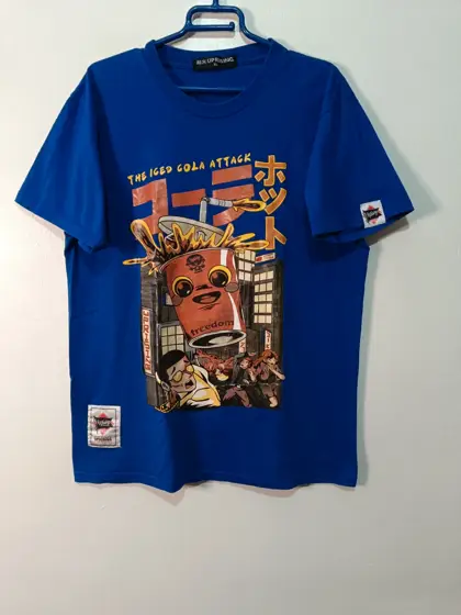 Camiseta japonesa "The Iced Cola Attack" talla XL Uprisingsirve para L