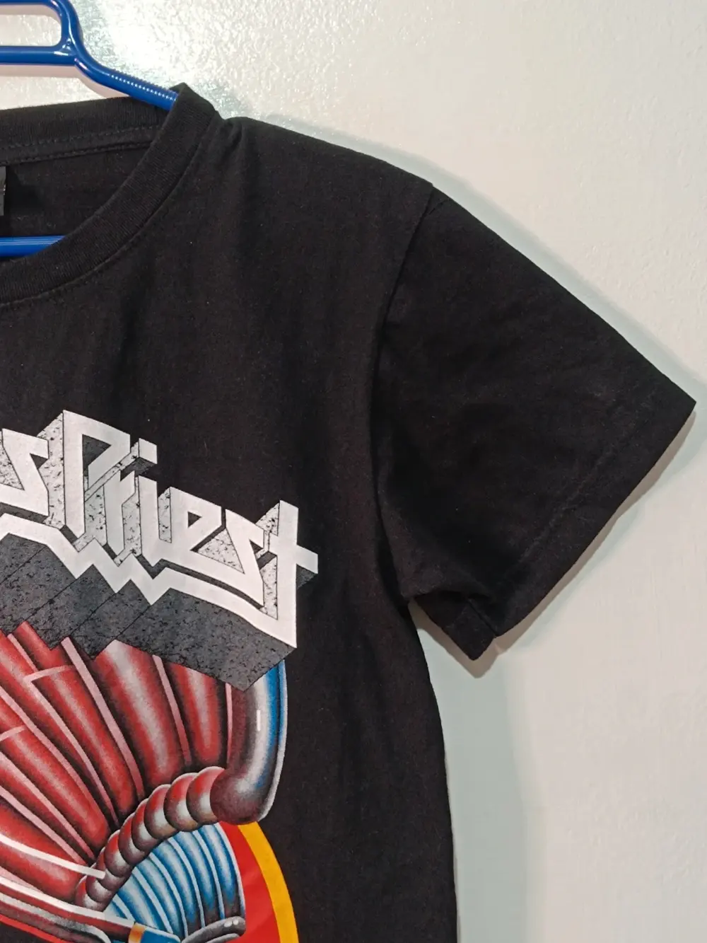 Camiseta manga corta Judas Priest Screaming for Vengeance made in USA Solid Rock talla S, foto 3
