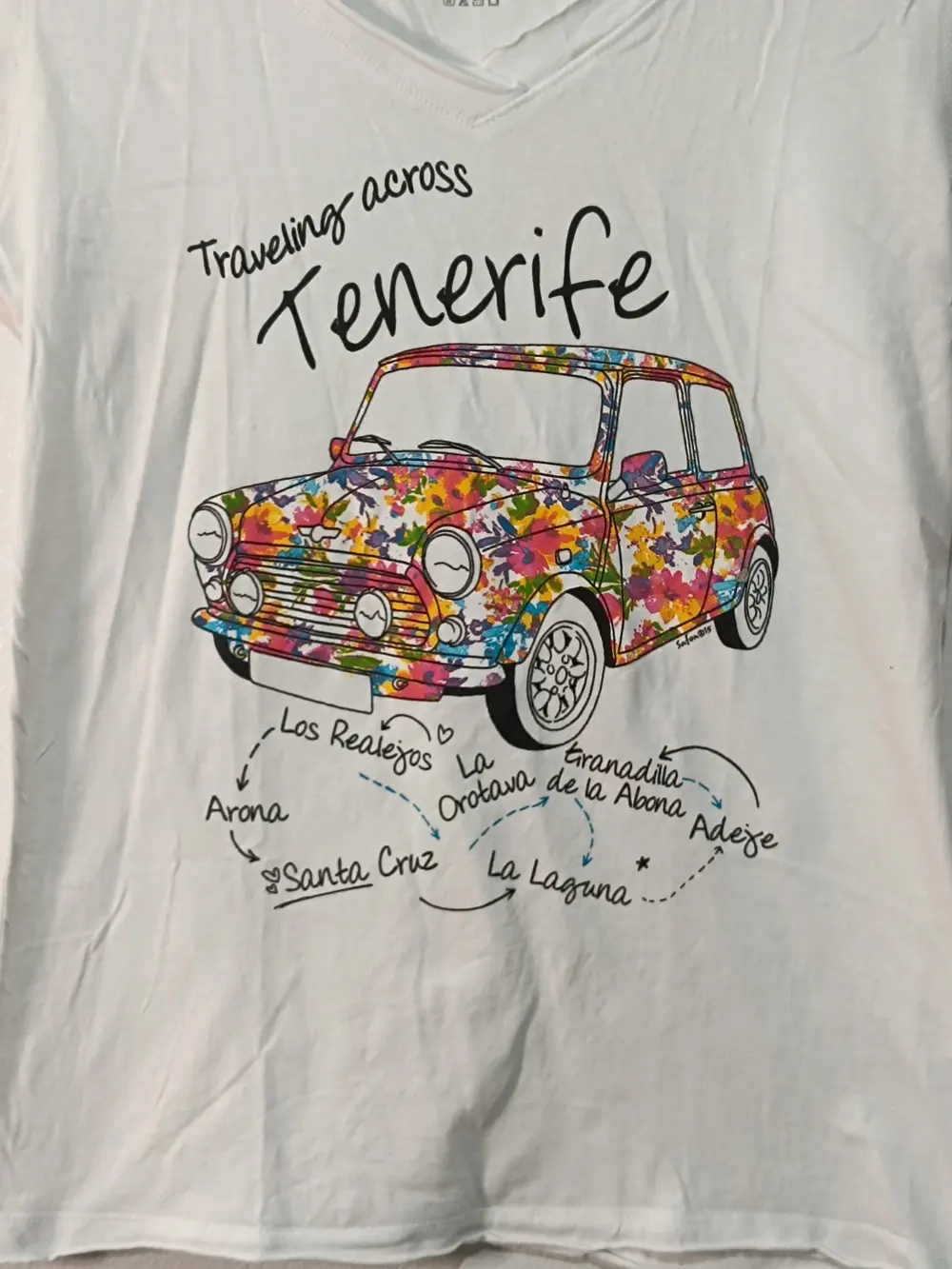 Camiseta manga corta estampado floral Mini Tenerife talla L Safon, foto 2