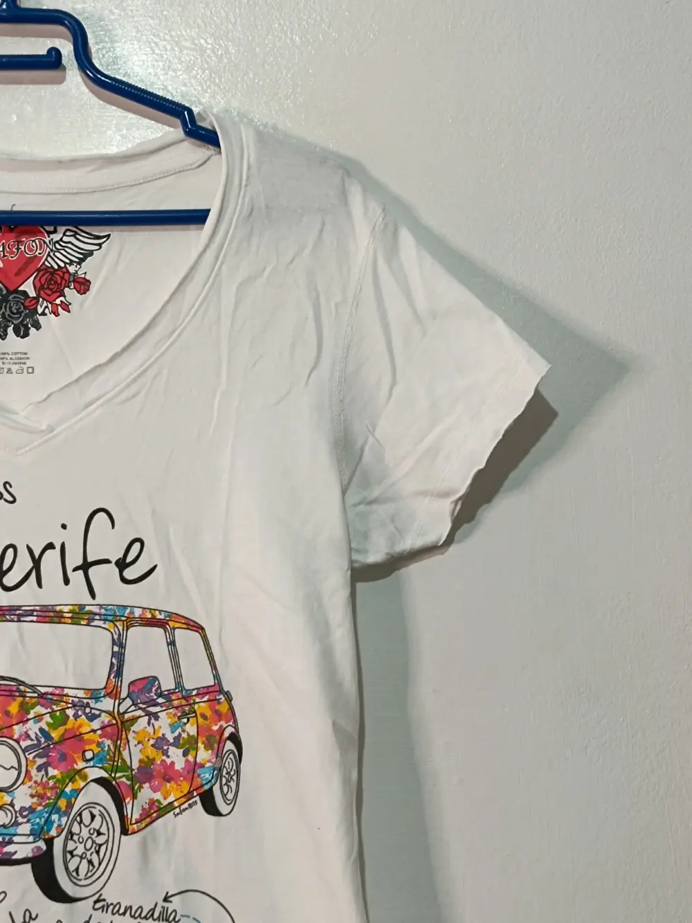 Camiseta manga corta estampado floral Mini Tenerife talla L Safon, foto 4