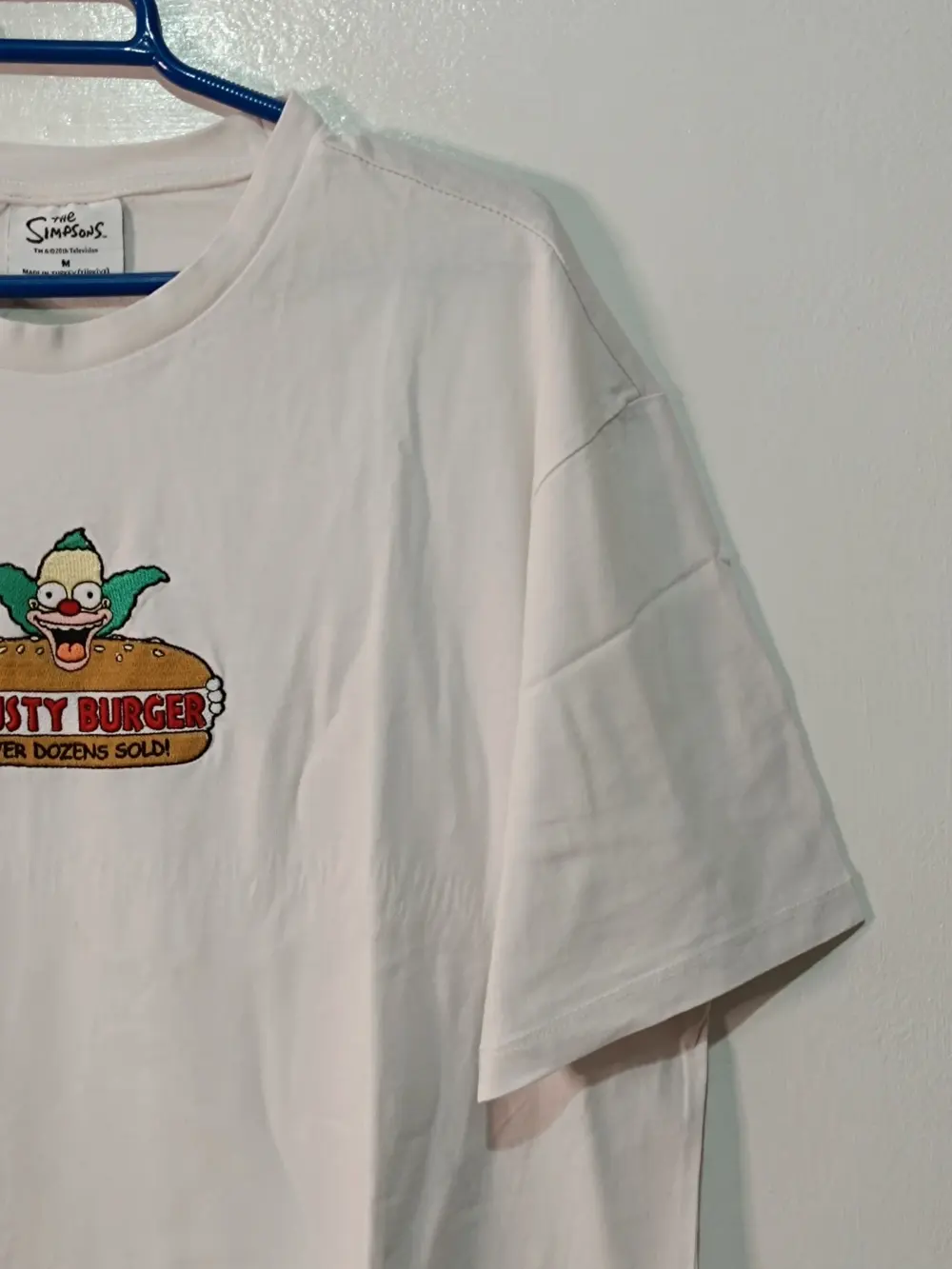 Camiseta manga corta The Simpsons Krusty Burger talla M oversize ver medidas, foto 4