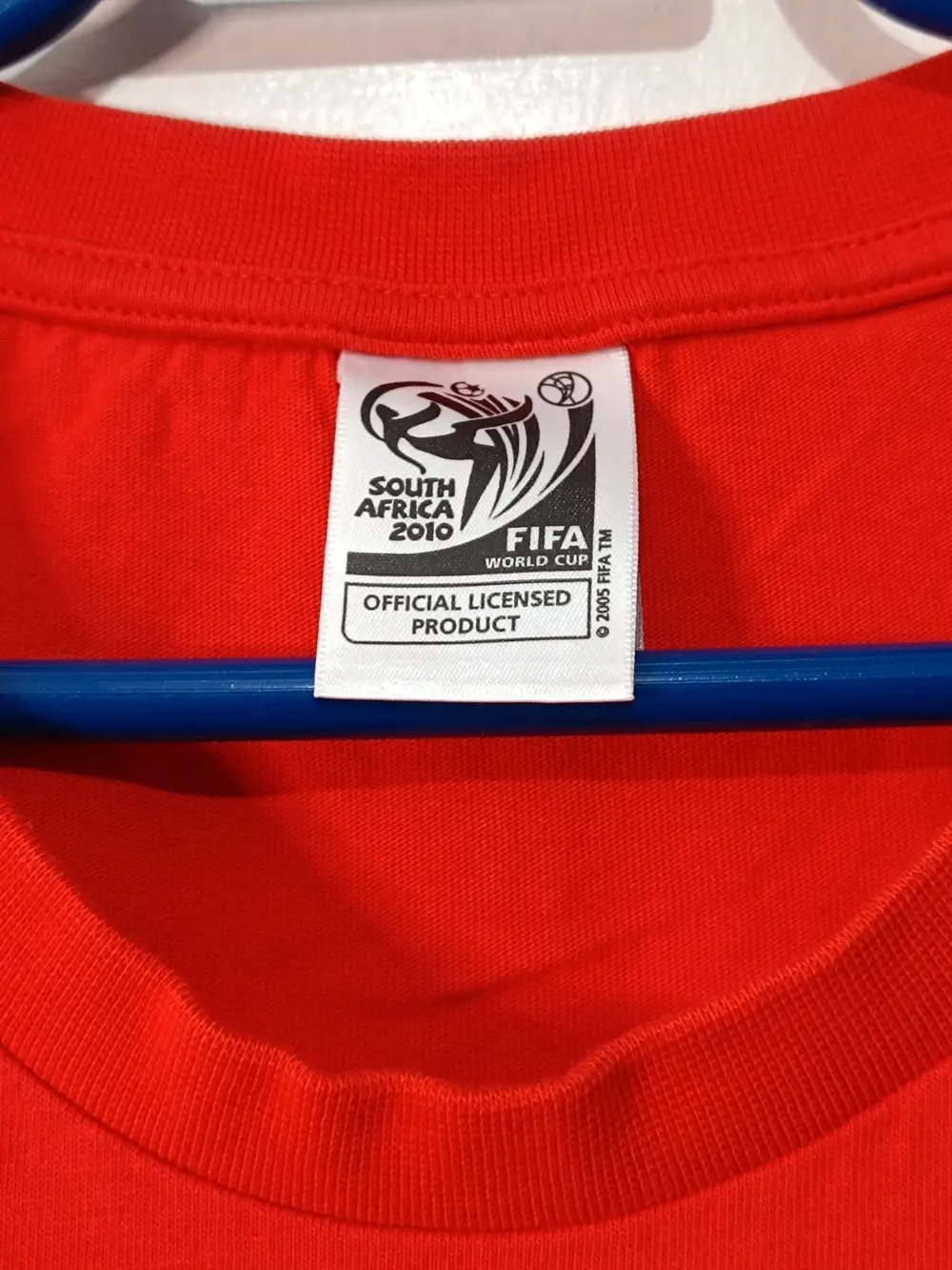 Camiseta manga corta vintage Chile FIFA World Cup año 2010 Adidas oficial talla XL ver medidas, foto 5