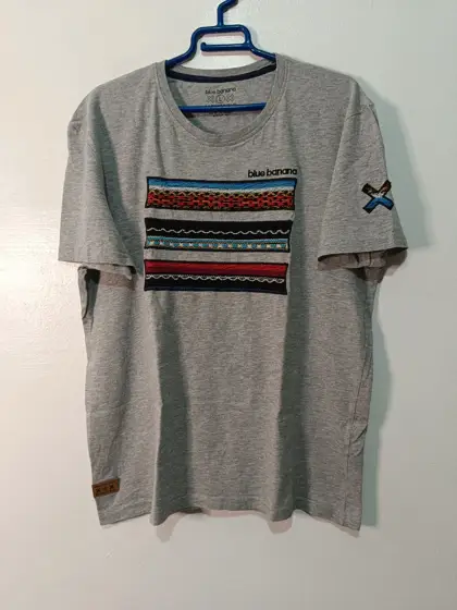Camiseta manga corta Blue Banana x Springfield talla L