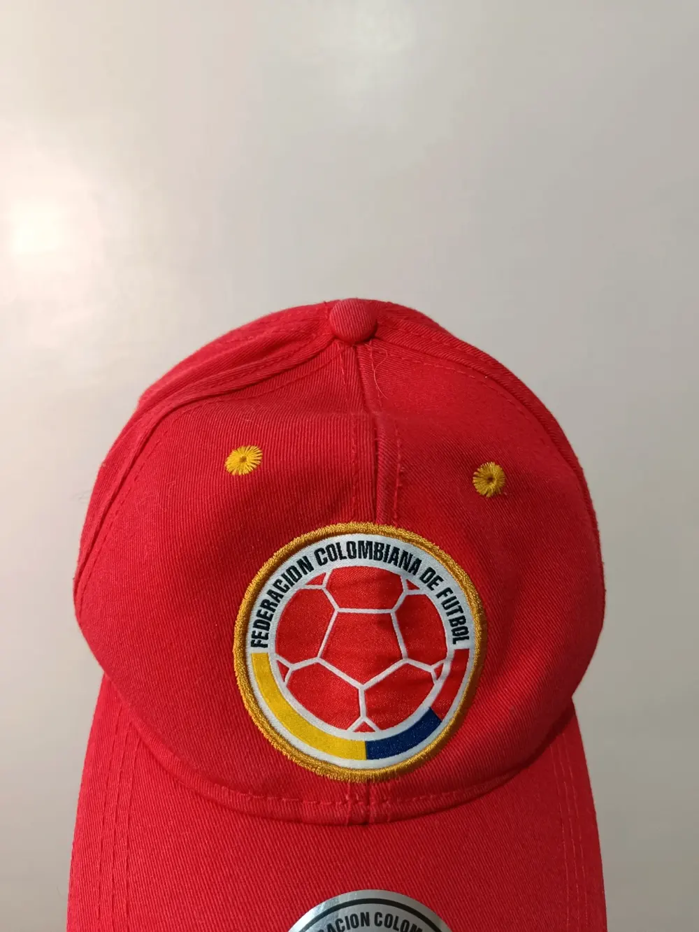 Gorra oficial Federación Colombiana de futbol talla única ajustable adulto unisex, foto 2