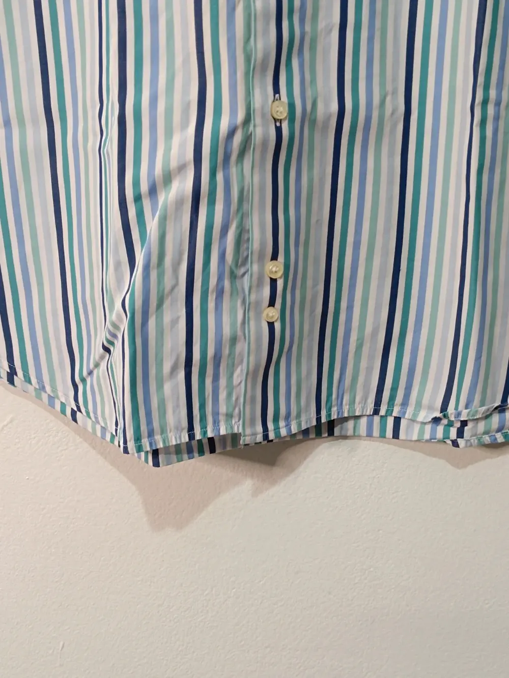 Camisa a rayas manga corta Burberry talla 5 equivale a una XL ver medidas, foto 2