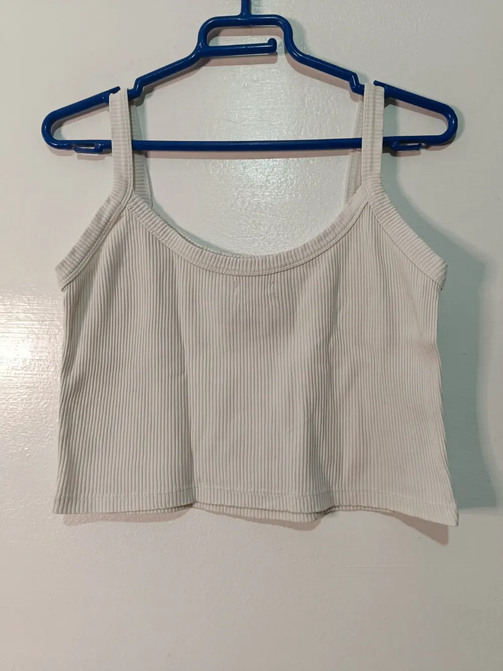 Top corto canalé vintage Y2K Pull & Bear Yin Yang talla M, foto 5