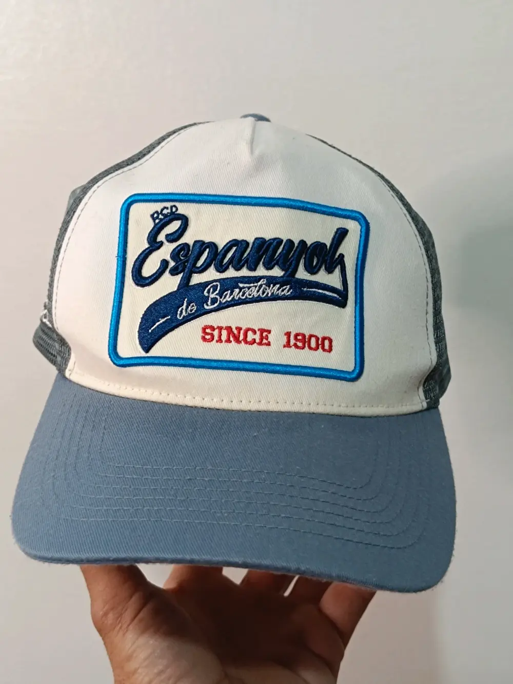 Gorra trucker RCD Espanyol temporada 21/22 talla única ajustable adulto unisex 58