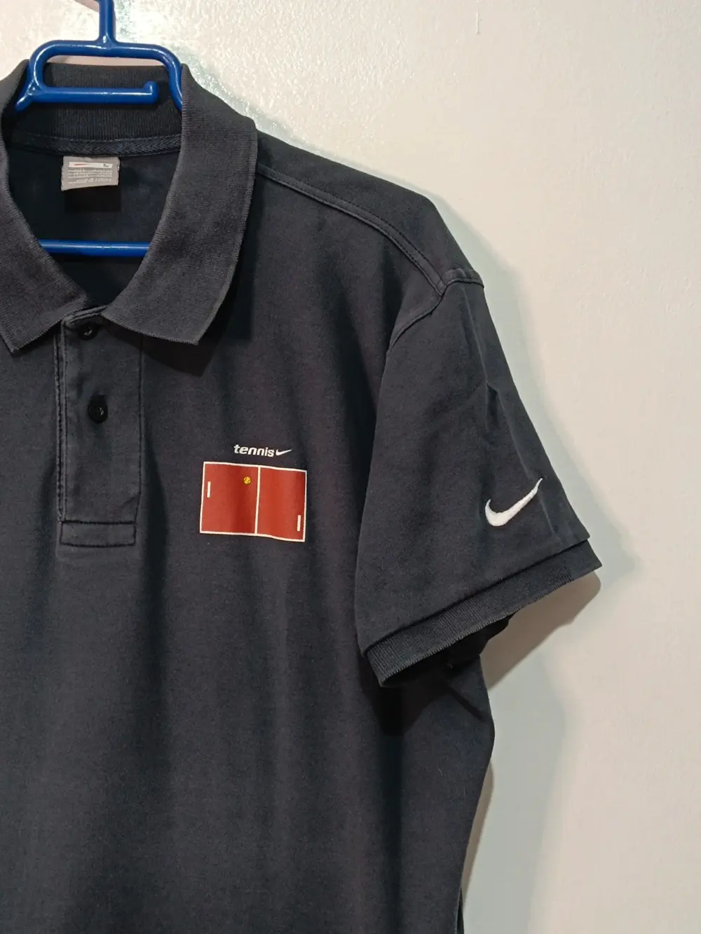 Polo vintage Y2K Nike tenis 56°Trofeo Conde de Gogó 2008 talla L ver medidas, foto 2