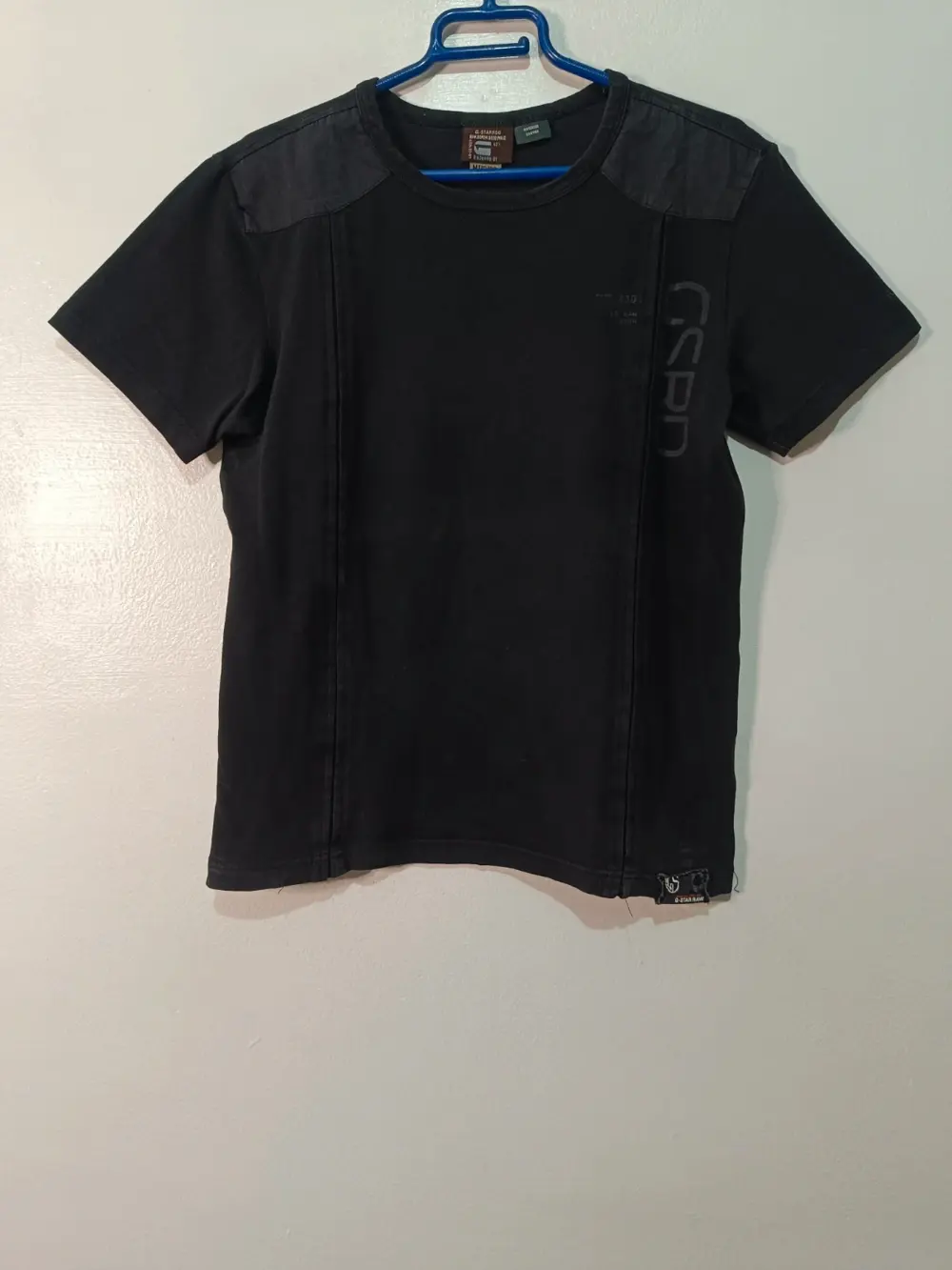 Camiseta negra estilo militar G-Star RAW talla M ver medidas