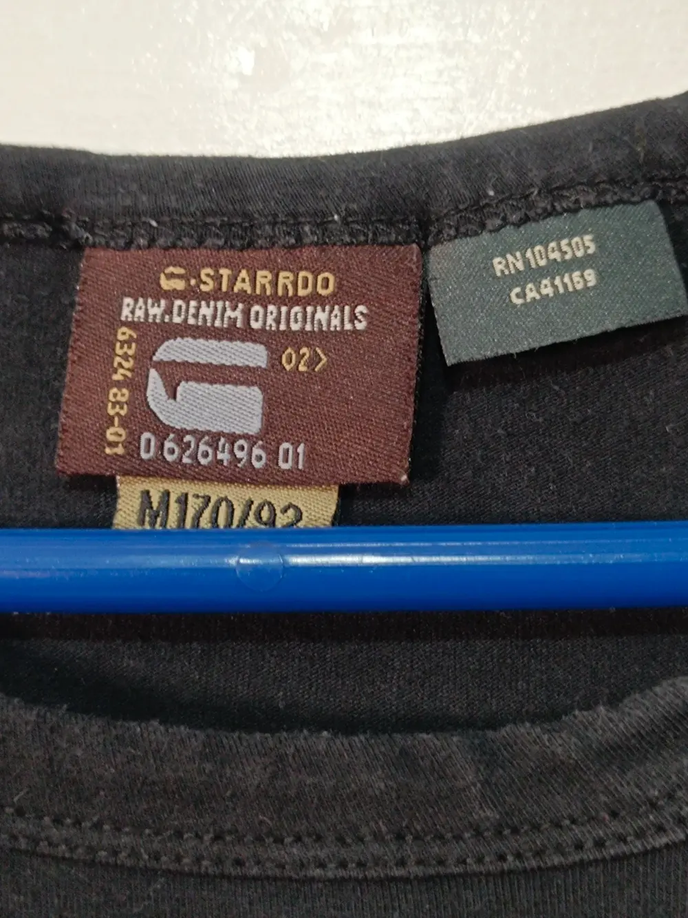 Camiseta negra estilo militar G-Star RAW talla M ver medidas, foto 4