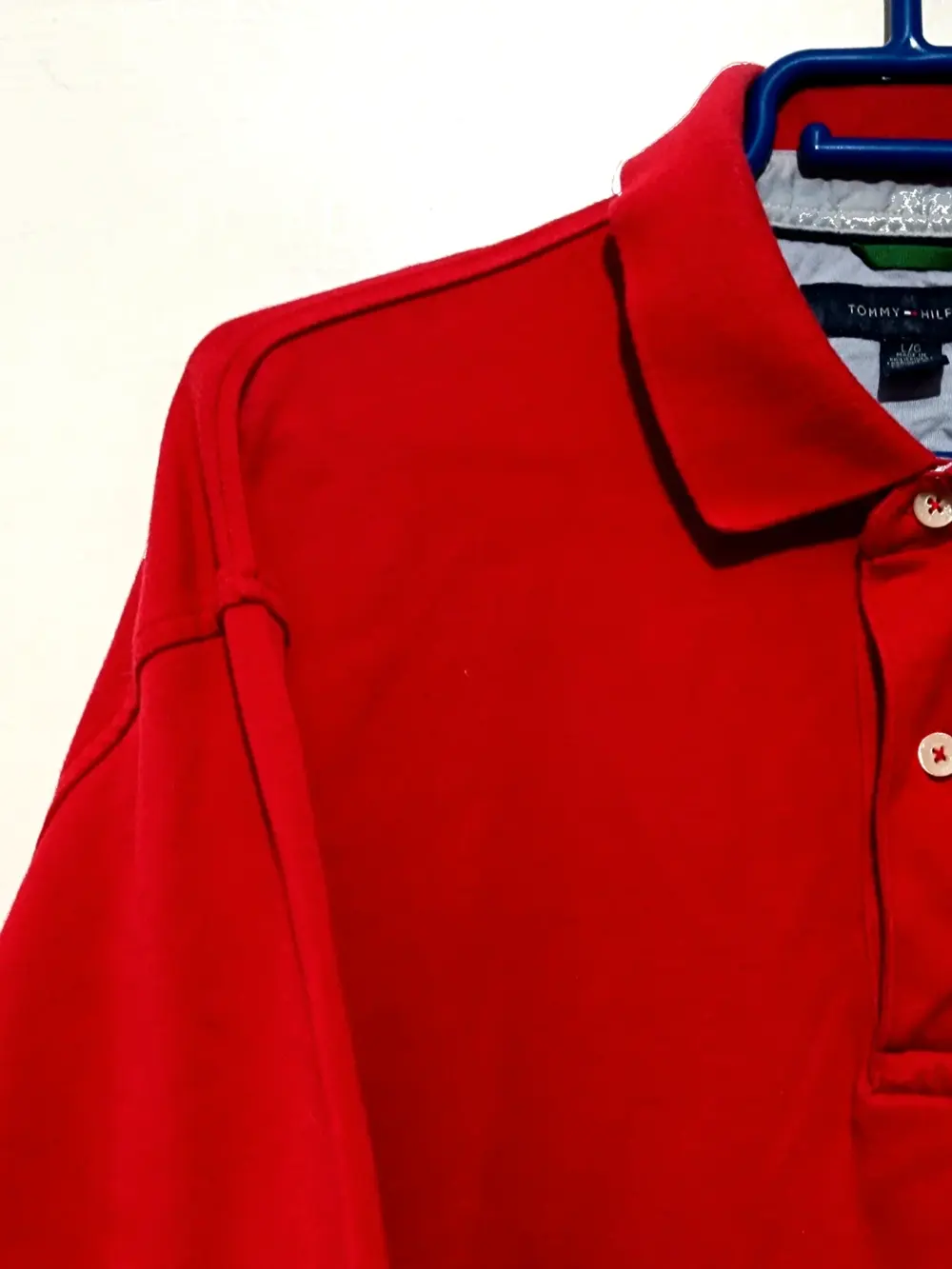 Polo manga corta Tommy Hilfiger Rojo Talla L 100% Algodón, foto 5