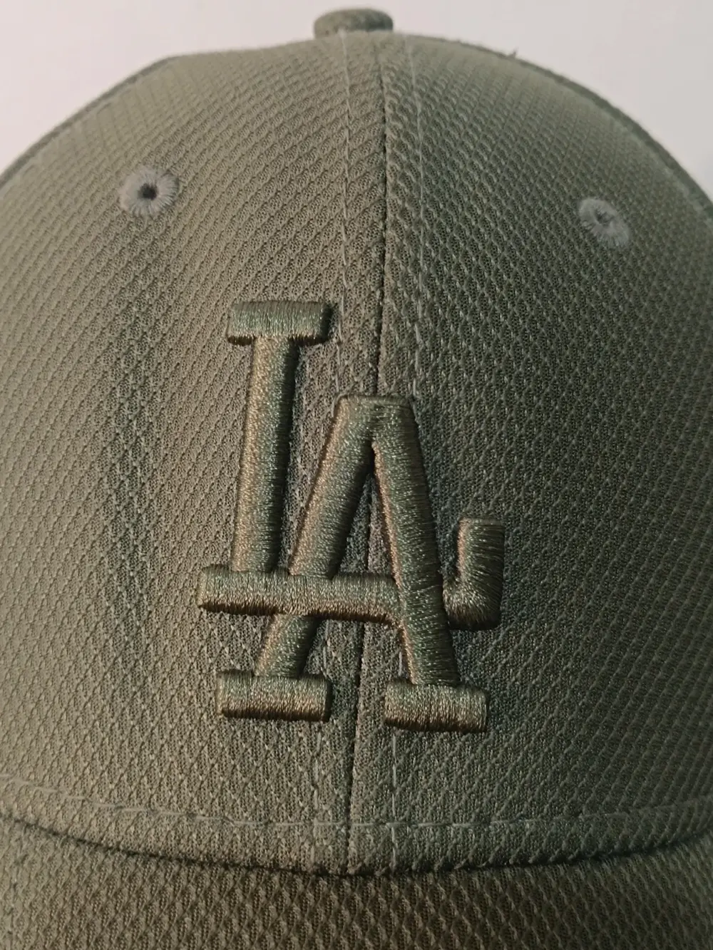 Gorra New Era LA Dodgers Verde Oliva 39Thirty Talla M/L - MLB Original, foto 2