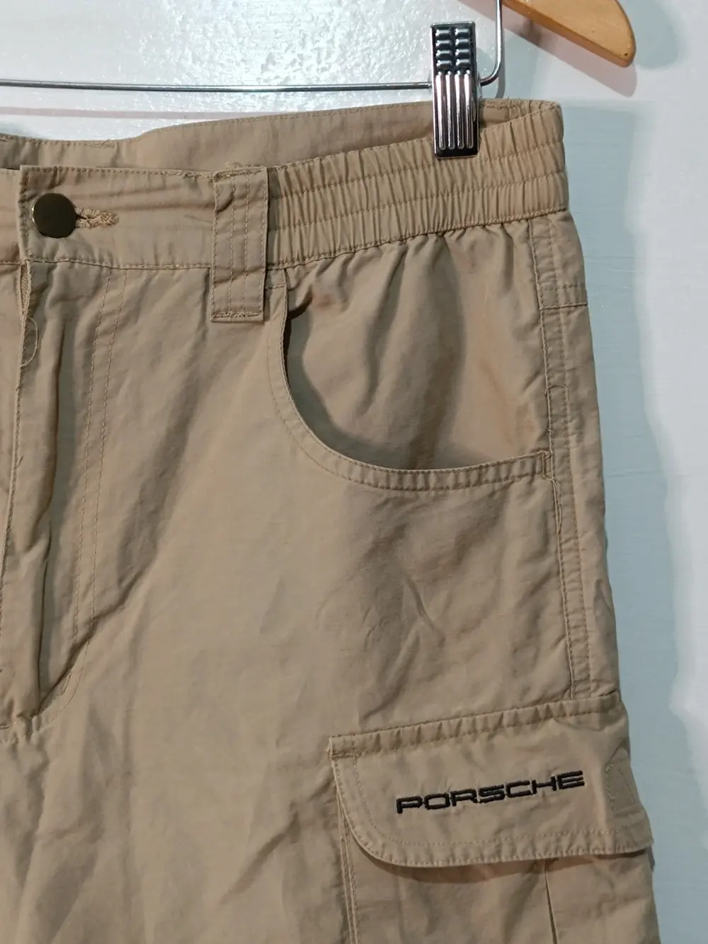Short cargo Porsche beige Kariban talla S pero es mas una M ver medidas, foto 3