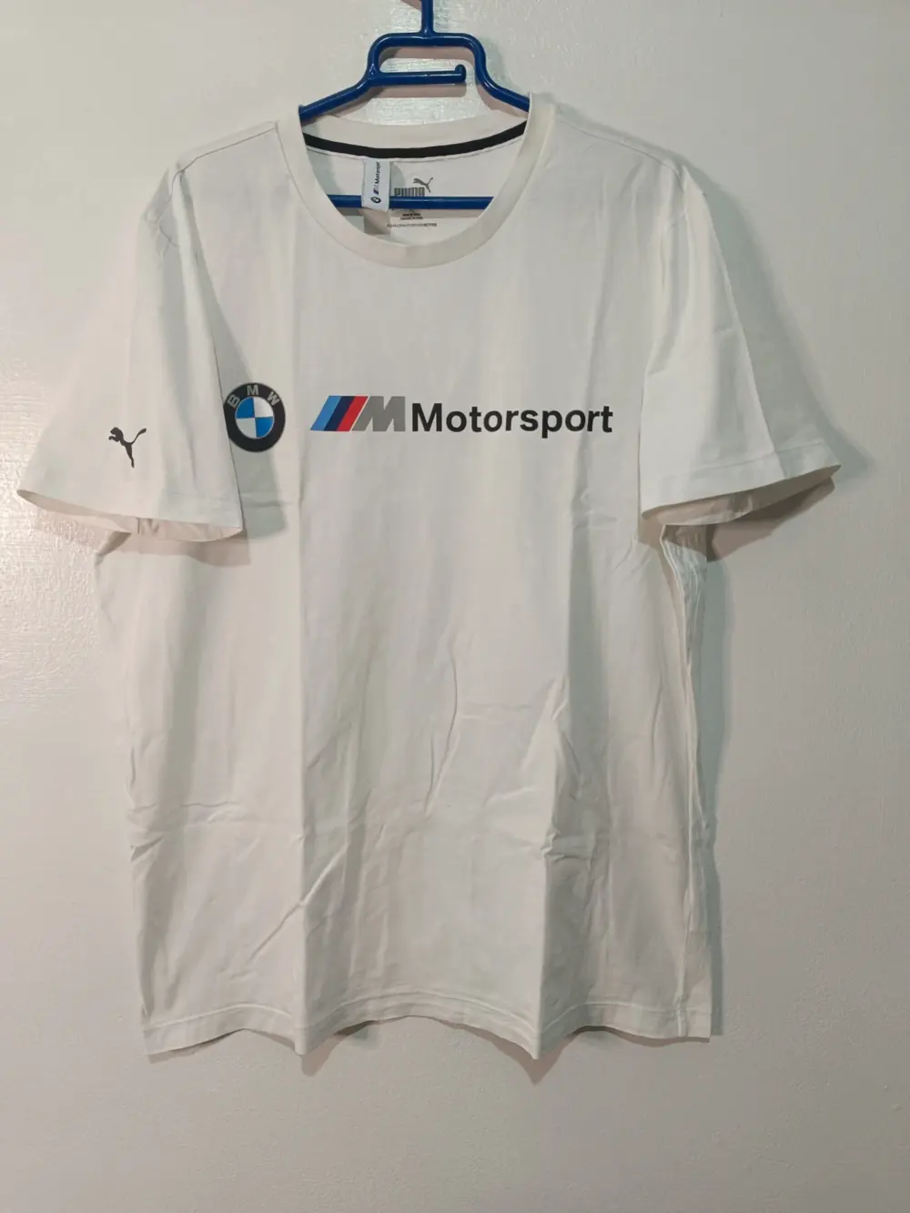 Camiseta Puma x BMW M Motorsport Blanca Logo Talla L Oficial