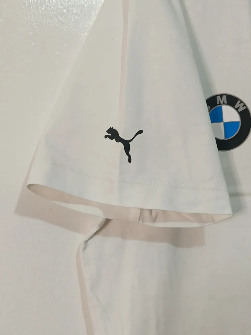 Camiseta Puma x BMW M Motorsport Blanca Logo Talla L Oficial, foto 5