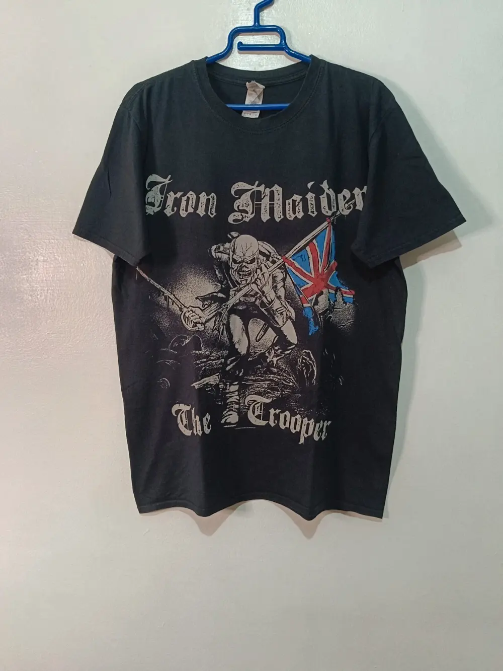 Camiseta Iron Maiden The Trooper Eddie Oficial 2011 Talla L Vintage Band Tee