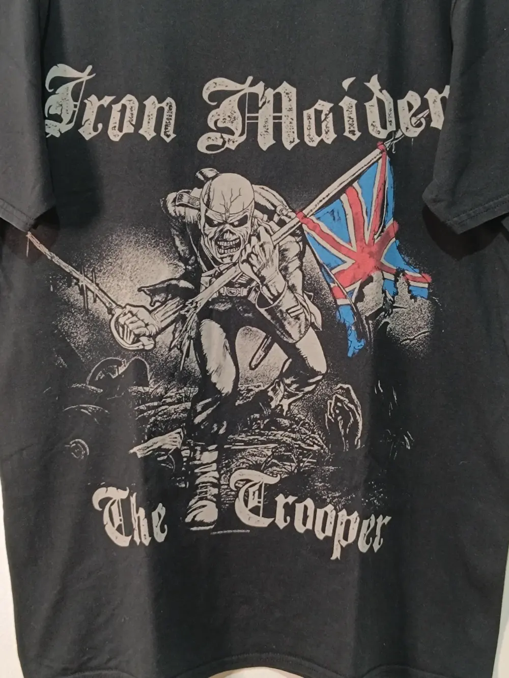 Camiseta Iron Maiden The Trooper Eddie Oficial 2011 Talla L Vintage Band Tee, foto 2