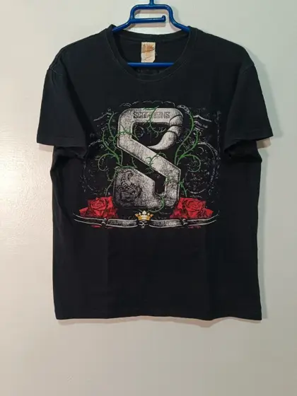 Camiseta Scorpions 50th Anniversary Tour 2015 Europa Talla M Band Tee Vintage