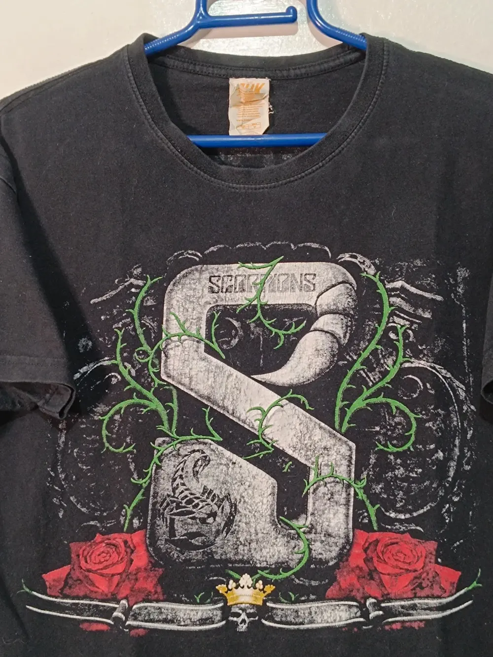 Camiseta Scorpions 50th Anniversary Tour 2015 Europa Talla M Band Tee Vintage, foto 2